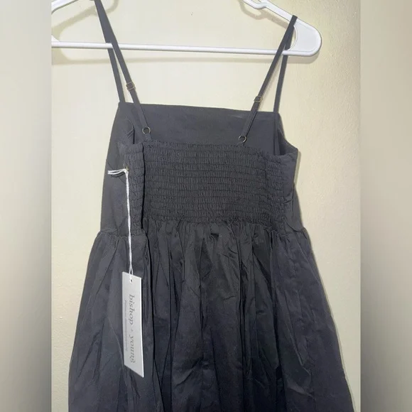 Bishop & Young Seaside Bubble Hem Dress in Black NWT $115 Size Small - Picture 12 of 12